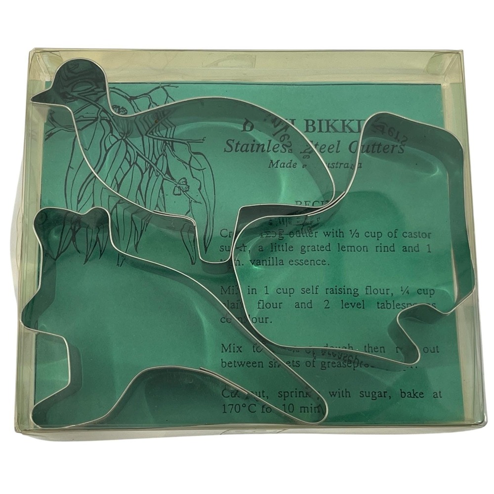 Bush Bikkies Australian Stainless Steel Cookie Cutters Set 3 Piece